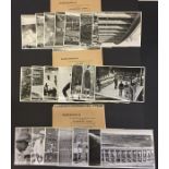 A collection of photographic cards from the Berlin Olympics, 1936 including Jesse Owens issued by