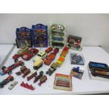 A collection of various diecast cars, planes etc including Matchbox, Mobil, Tri-ang, Corgi