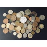 A small collection of coins.
