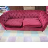 A Chesterfield two seater sofa