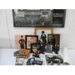 A collection of Charlie Chaplin memorabilia