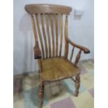 A Windsor carver chair