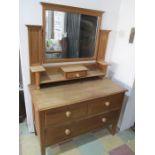 A satinwood dressing chest
