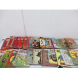 A collection of various annuals including Eagle, Girl, Billy The Kid etc