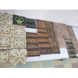 A collection of Victorian tiles