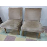 A pair of Cintique mid century chairs