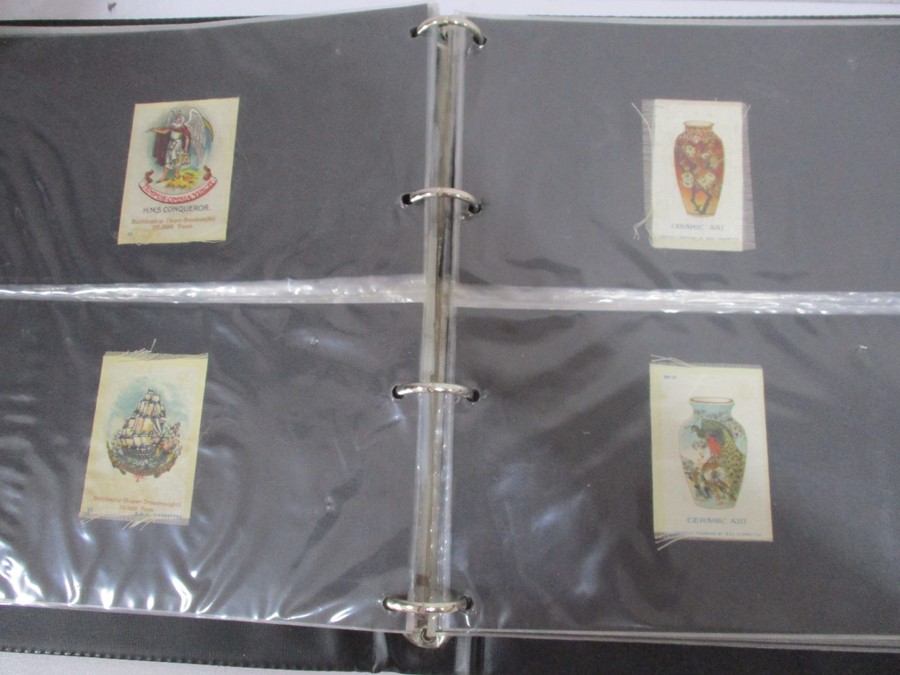 A collection of cigarette "silks" along with vintage decorative matchbox covers - Image 8 of 21