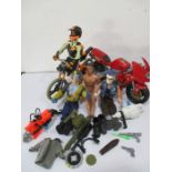A collection of Action Man figures, accessories etc.