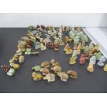 A collection of Wade Whimsies dating from 1956 onwards, including Circus, nursery rhymes, Disney,