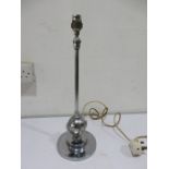 An Art Deco adjustable table lamp with ball joints