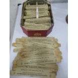 A collection of new old stock boxes"The Prophylactic Tooth Brush" along with a number of