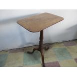 A Victorian mahogany occasional table on tripod base