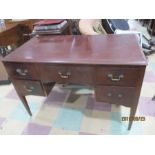 A Georgian mahogany sideboard A/F