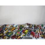 A collection of diecast cars including Corgi, Matchbox etc
