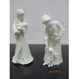 Two Royal Worcester figurines "Sweet Dreams" & "First Steps"