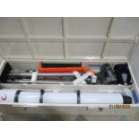 A Phenix telescope with tripod with lens etc. in heavy duty case