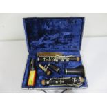 A 'First Class' Hawkes & Son cased clarinet