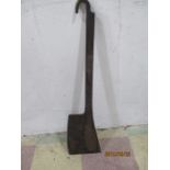 A vintage cast iron butchers cleaver