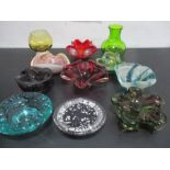A collection of Murano and Art Glass