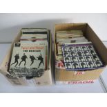 A quantity of various singles including The Beatles etc