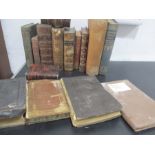 A collection of antique and other books including Bibles, Dental Physiology and Surgery and Syriac