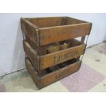 A Taunton Cider vintage crate