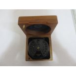 A House of Hardy Sovereign 2000 fishing reel in wooden box