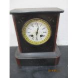 A slate mantle clock