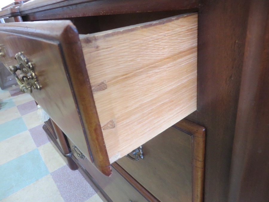 A Victorian sideboard/dresser base with two cupboard and three drawers - two keys in office - Image 6 of 12