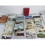 A quantity of vintage postcards