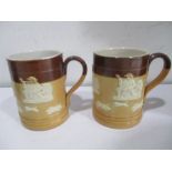 Two Royal Doulton tankards