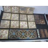 A collection of Victorian and other tiles