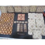 A collection of antique tiles, MInton and Maw & CO