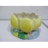 A Clarice Cliff lotus bowl