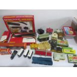 A collection of Hornby Railway items and a collection of buildings, scenery, track etc
