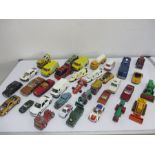 A collection of diecast cars etc including Schuco, Tonka, Dinky, Corgi etc