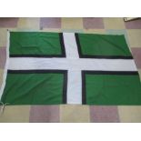 A linen Devon flag 157 cm x 94 cm