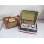 Two vintage radios including an Ever Ready Sky Leader & Pye Q3 in case