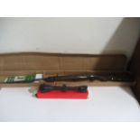 A boxed West Lake air rifle along with a 4x40 scope in box