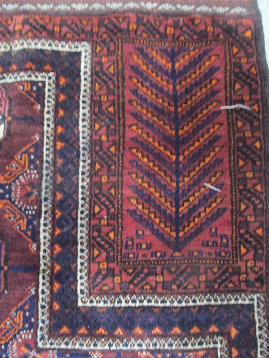 A red ground rug - Image 4 of 6