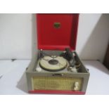 A 'Dansette' portable record player