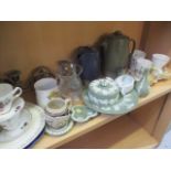 A collection of china etc, including Wedgwood, Carlton Ware, Royal Doulton etc