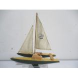 A model sailing yacht by Skipper Yachts