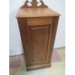 A mahogany pot cupboard