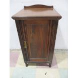 A Shapland & Petter rosewood Edwardian bedside cabinet