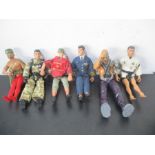 A collection of Action Man figures
