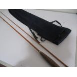 A Hardy Palakoma two piece fly fishing rod