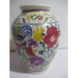 A large Poole pottery vase signed N Blackmore, 34 cm height