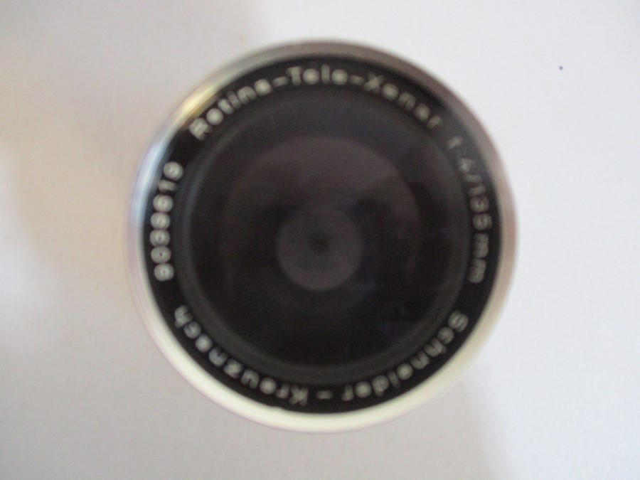 A Kodak Retina Reflex IV camera with Schneider- Kreuznach lens along with a similar 4/135mm lens - Image 5 of 7