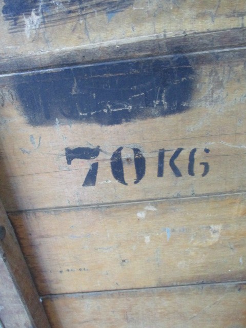 A vintage industrial Youngmans 70kg trolley - Image 5 of 7